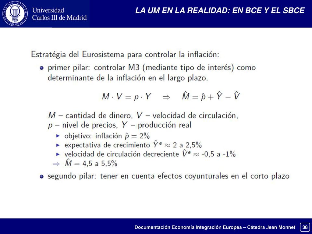 LA UM EN LA REALIDAD: EN BCE Y EL SBCE