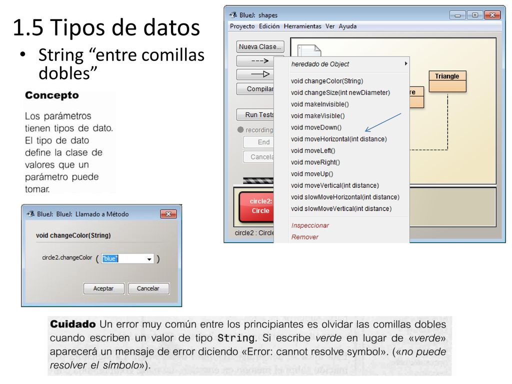 1.5 Tipos de datos String entre comillas dobles