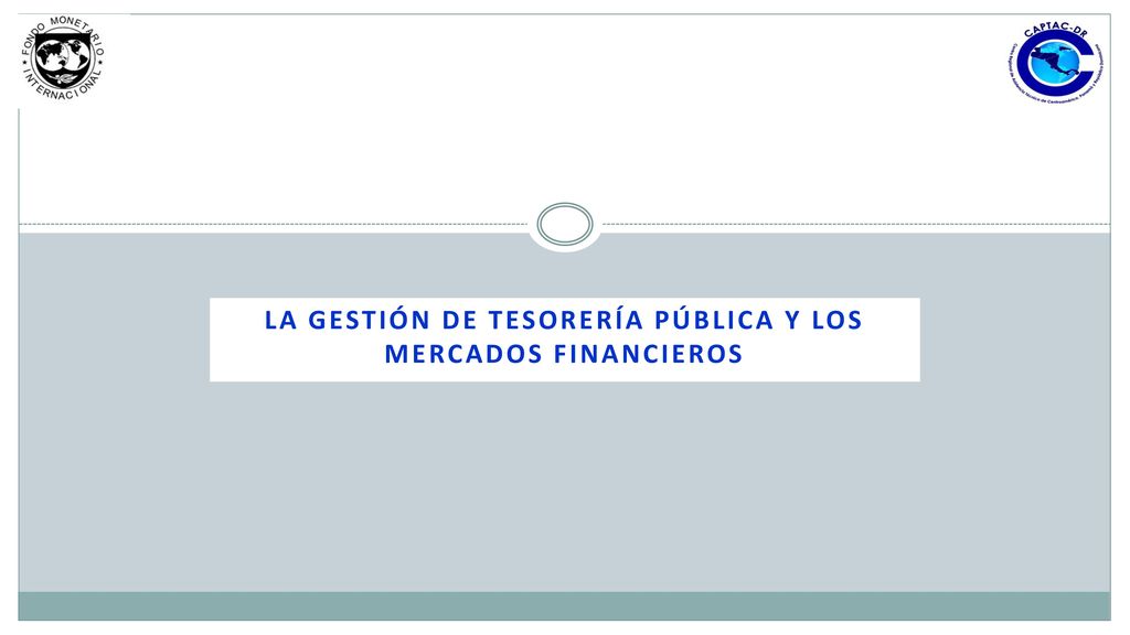 La Gestión de Tesorería Pública y los mercados financieros
