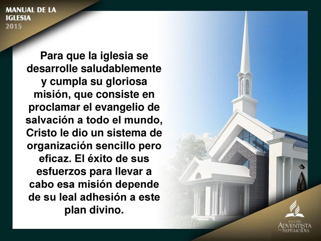 La organización de la iglesia está basada en los principios de Dios. - ppt  descargar