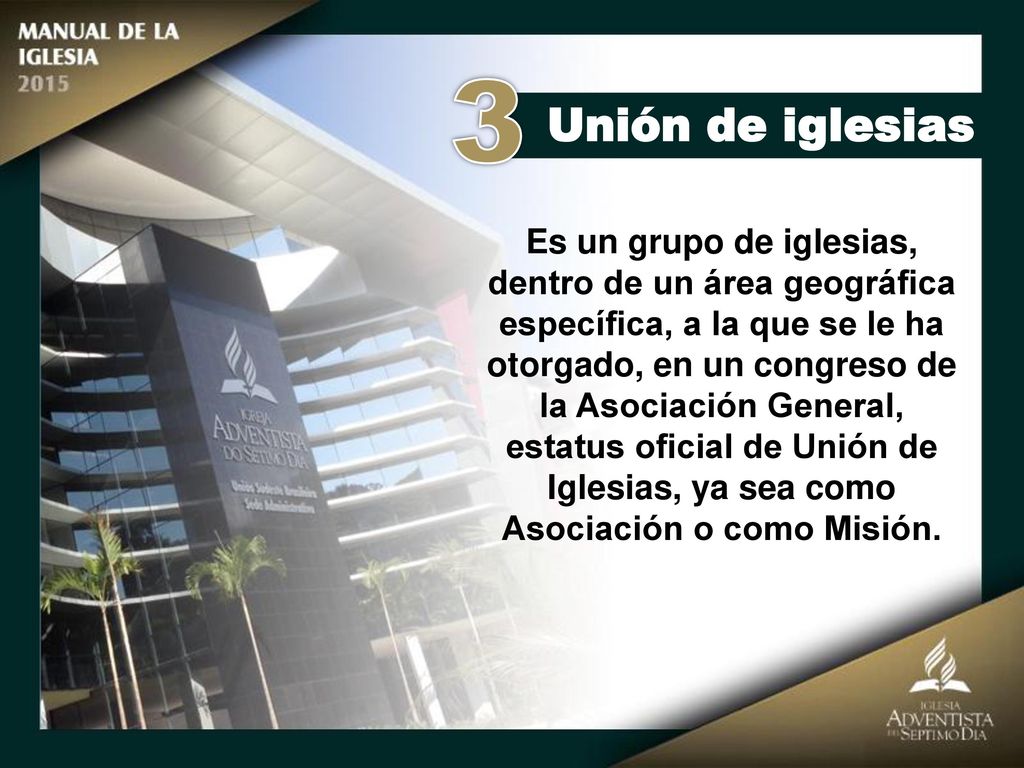 Es un grupo de iglesias, dentro de un área geográfica