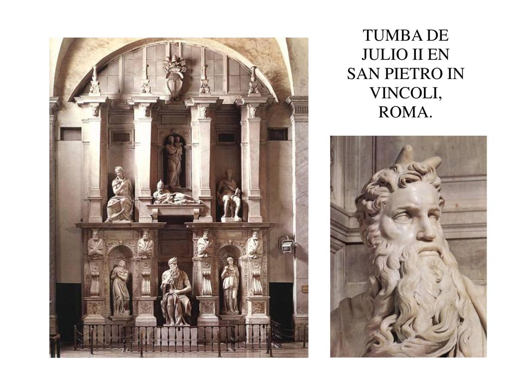 TUMBA DE JULIO II EN SAN PIETRO IN VINCOLI, ROMA.