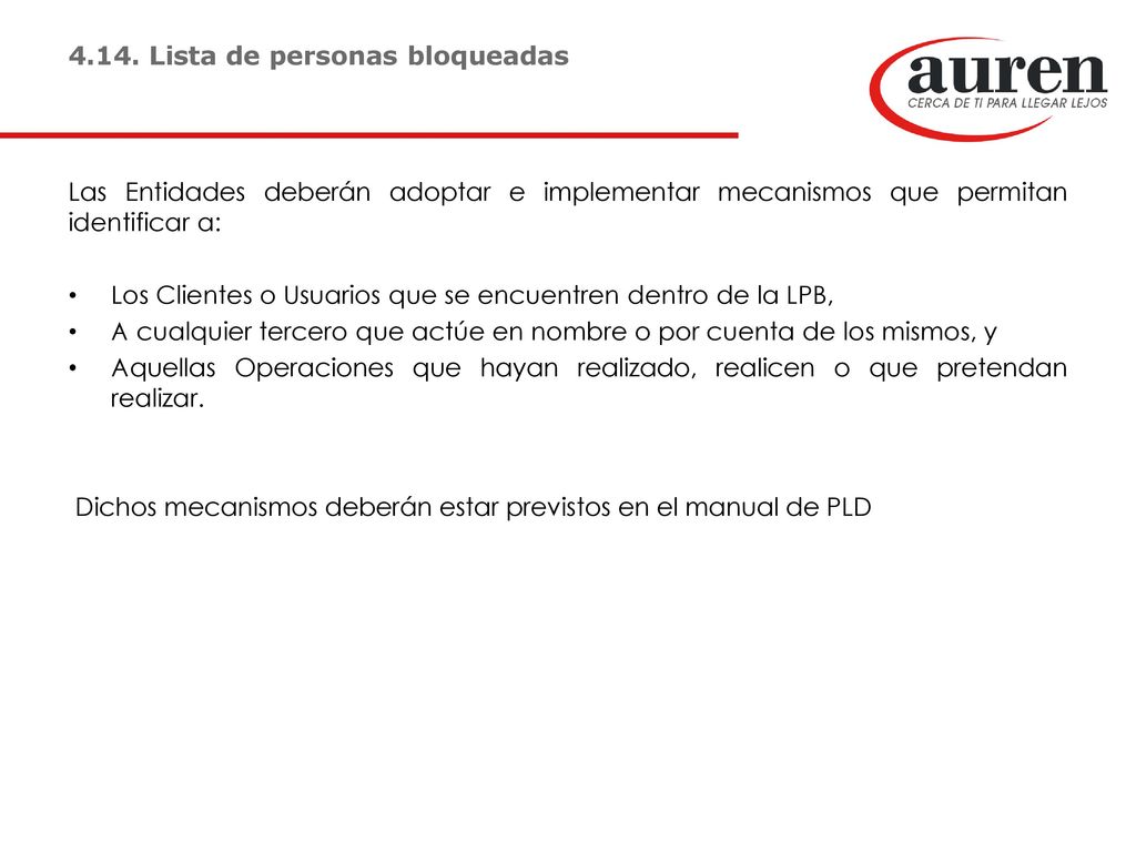 4.14. Lista de personas bloqueadas