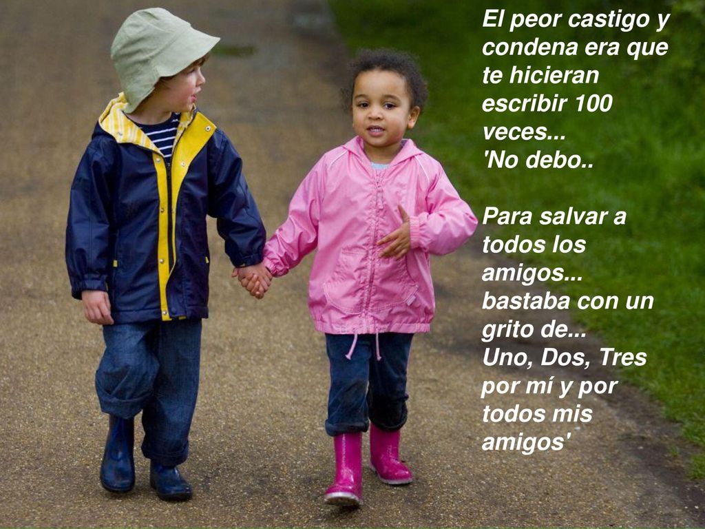 El peor castigo y condena era que te hicieran escribir 100 veces