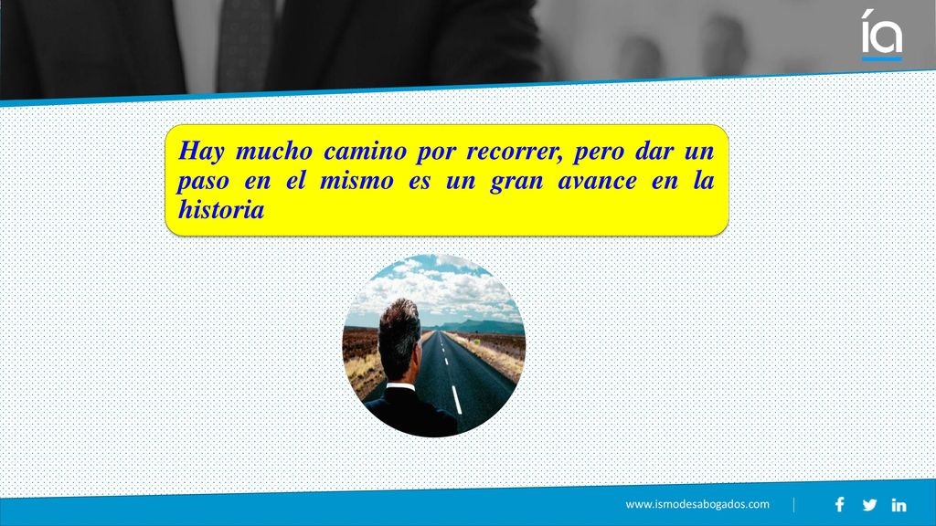 Hay mucho camino por recorrer, pero dar un paso en el mismo es un gran avance en la historia