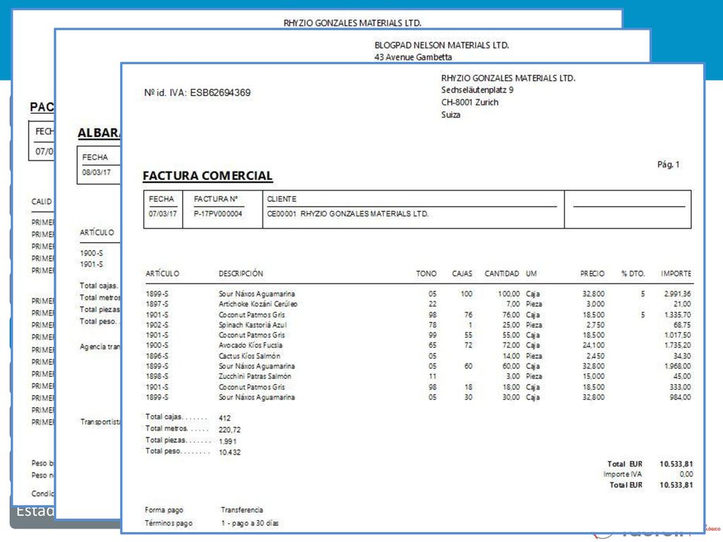 Lo mejor es verlo Productos Clientes Representantes Pedidos Almacenes