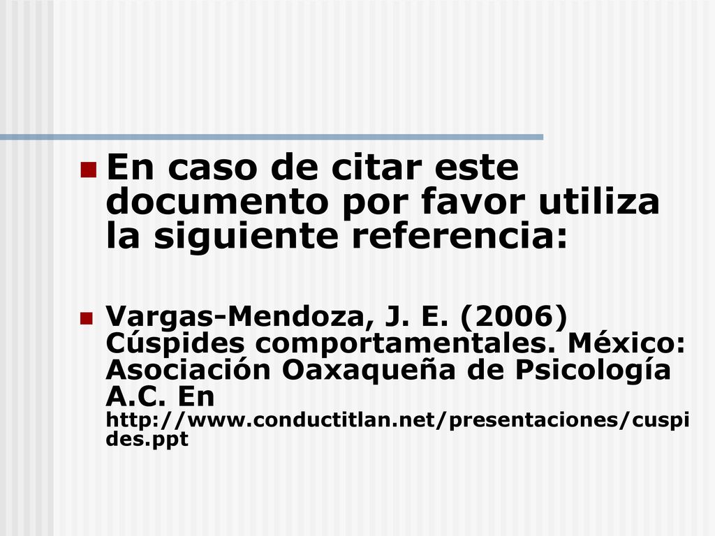 En caso de citar este documento por favor utiliza la siguiente referencia: