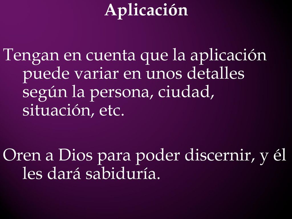 Aplicación Tengan en cuenta que la aplicación puede variar en unos detalles según la persona, ciudad, situación, etc.