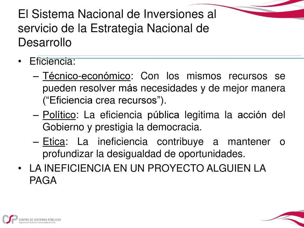 El Sistema Nacional de Inversiones al servicio de la Estrategia Nacional de Desarrollo