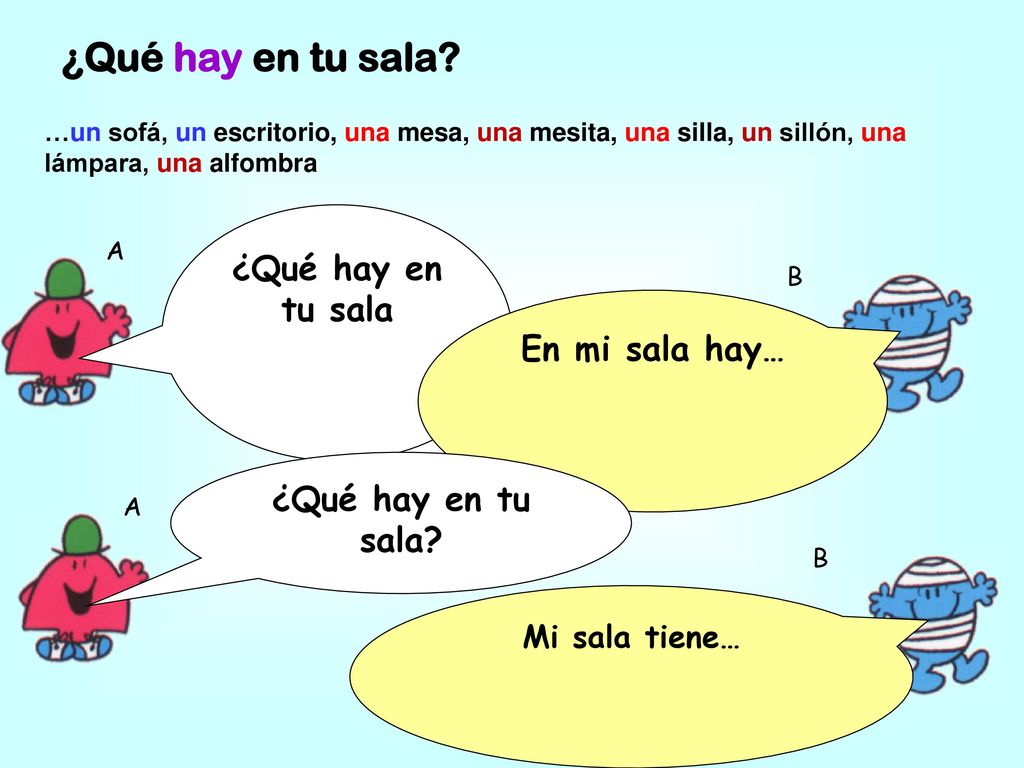 ¿Qué hay en tu sala ¿Qué hay en tu sala En mi sala hay…