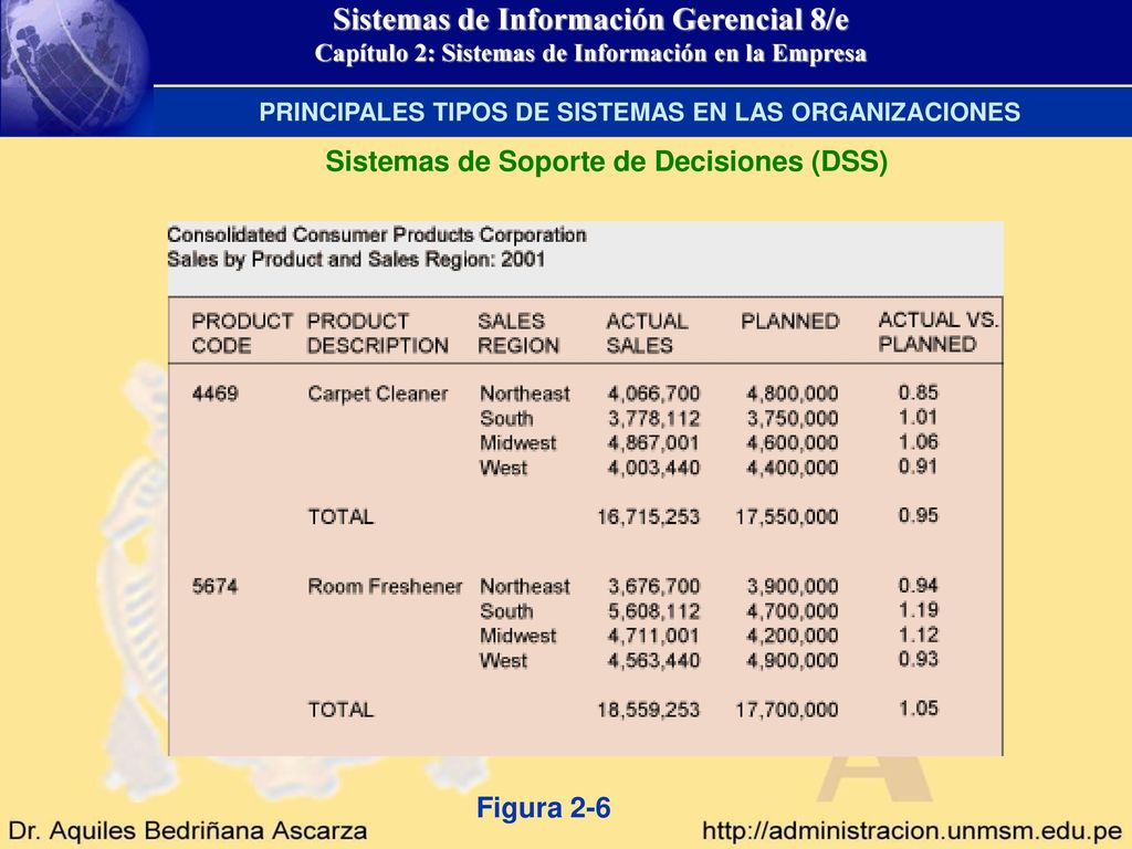 PRINCIPALES TIPOS DE SISTEMAS EN LAS ORGANIZACIONES