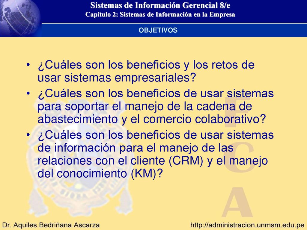 ¿Cuáles son los beneficios y los retos de usar sistemas empresariales