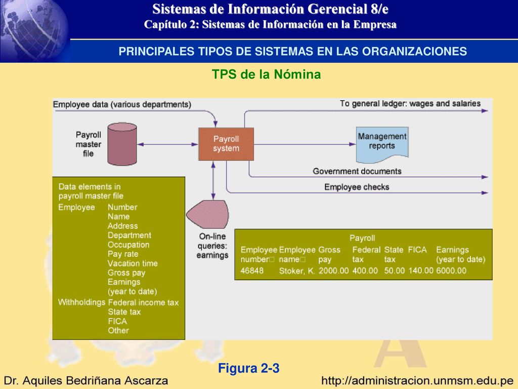 PRINCIPALES TIPOS DE SISTEMAS EN LAS ORGANIZACIONES