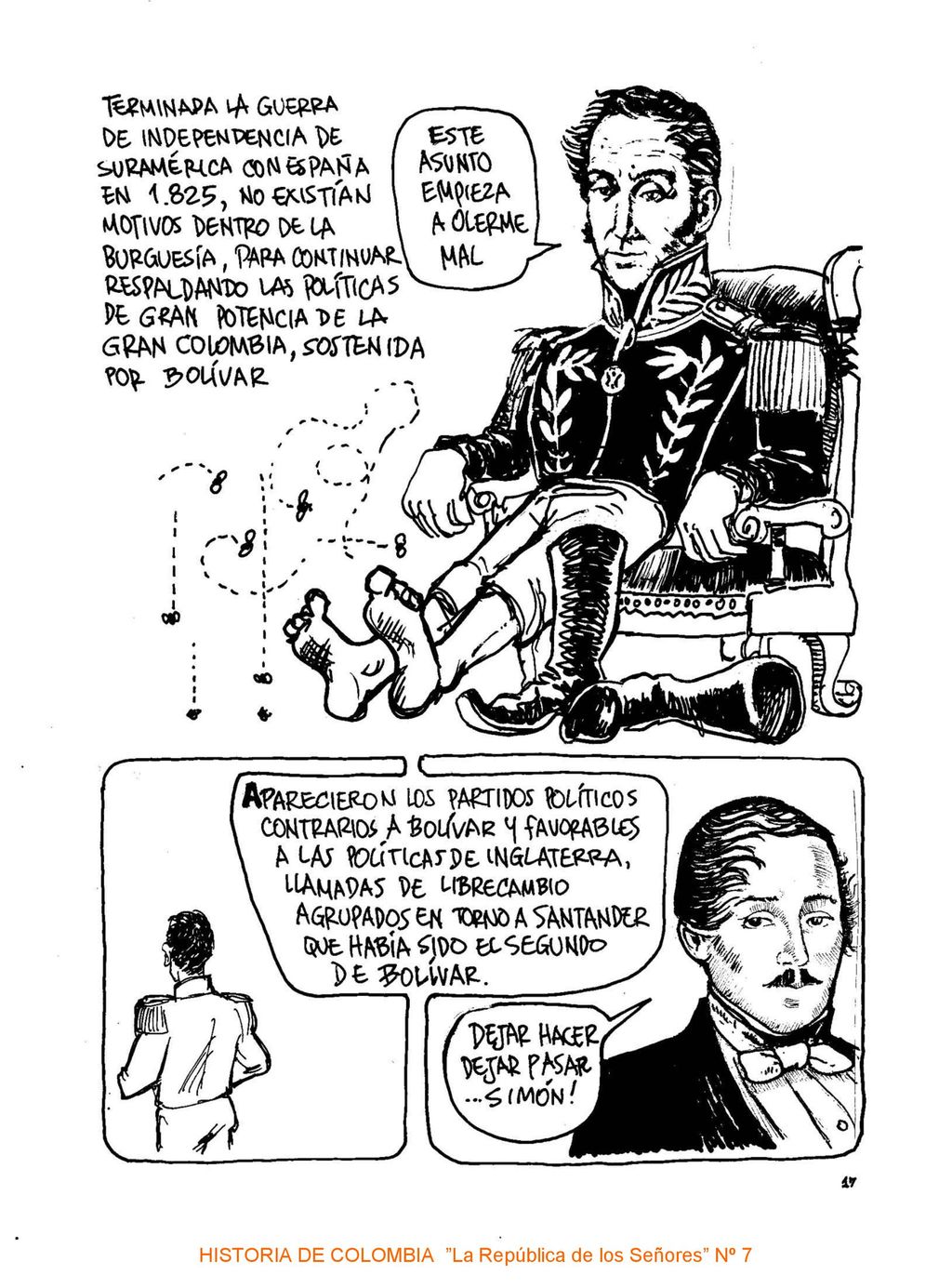 HISTORIA DE COLOMBIA La República de los Señores Nº 7