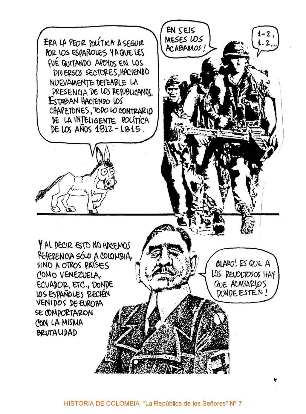 HISTORIA DE COLOMBIA La República de los Señores Nº 7