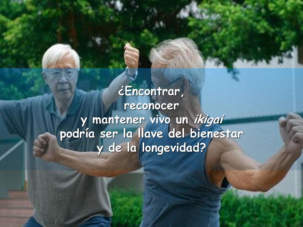 y mantener vivo un ikigai podría ser la llave del bienestar