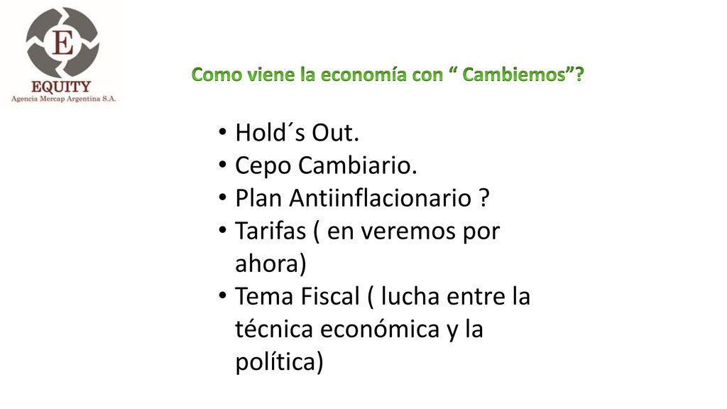 Plan Antiinflacionario Tarifas ( en veremos por ahora)
