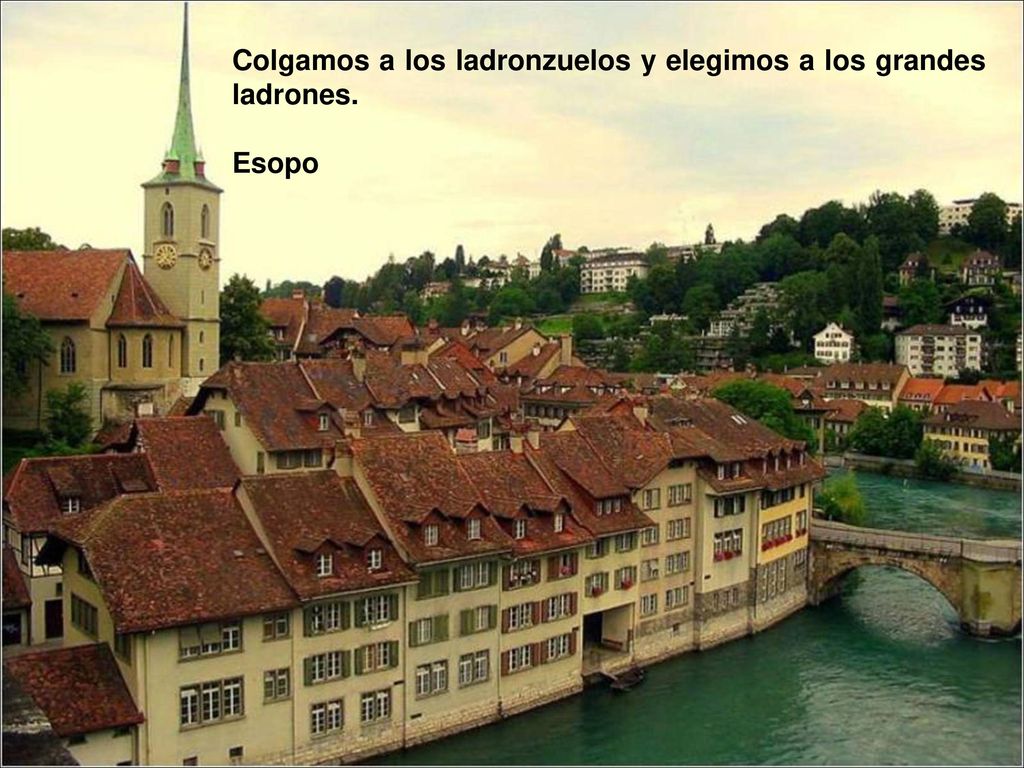 Colgamos a los ladronzuelos y elegimos a los grandes ladrones.