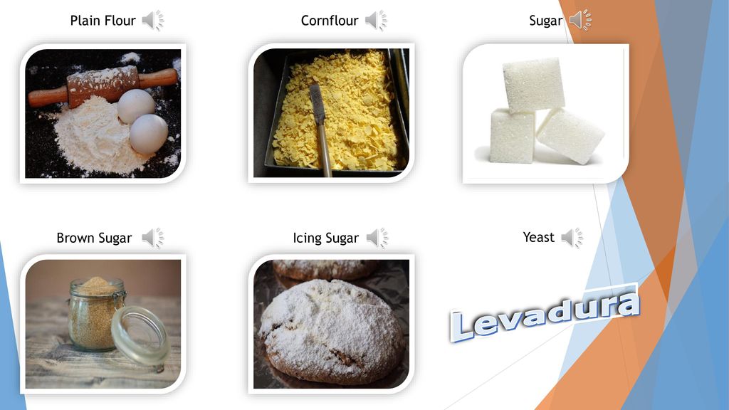 Plain Flour Cornflour Sugar Brown Sugar Icing Sugar Yeast Levadura