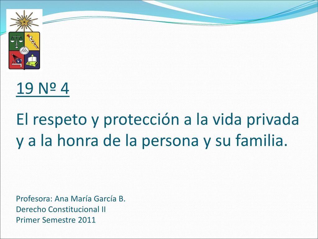 19 Nº 4 El respeto y protección a la vida privada y a la honra de la persona y su familia.