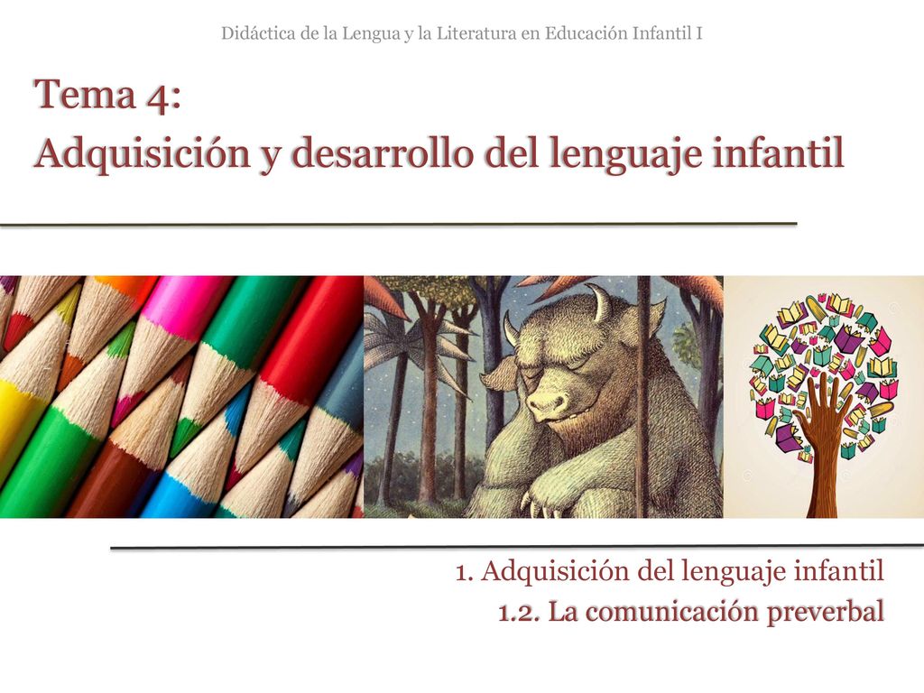 Didáctica de la Lengua y la Literatura en Educación Infantil I
