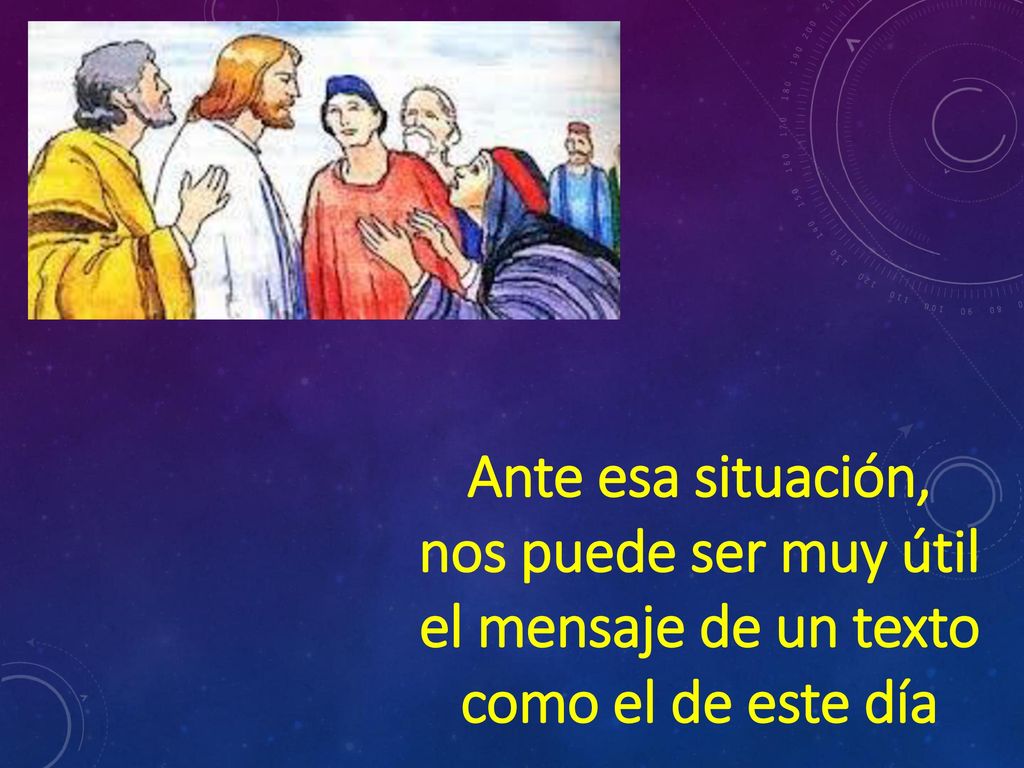 el mensaje de un texto como el de este día
