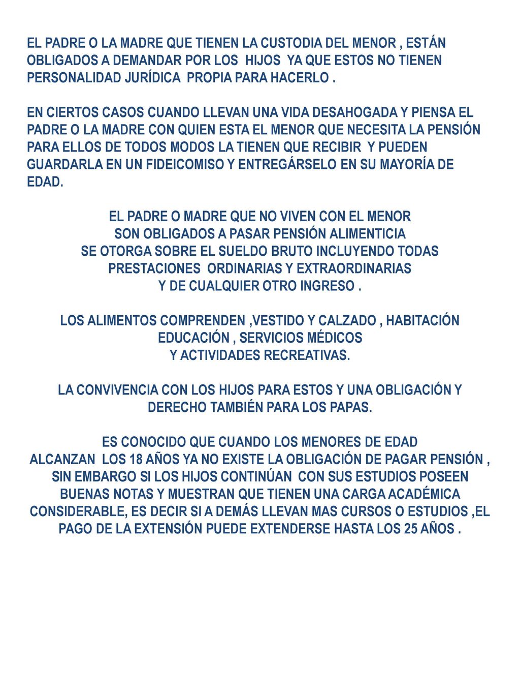 EL PADRE O MADRE QUE NO VIVEN CON EL MENOR