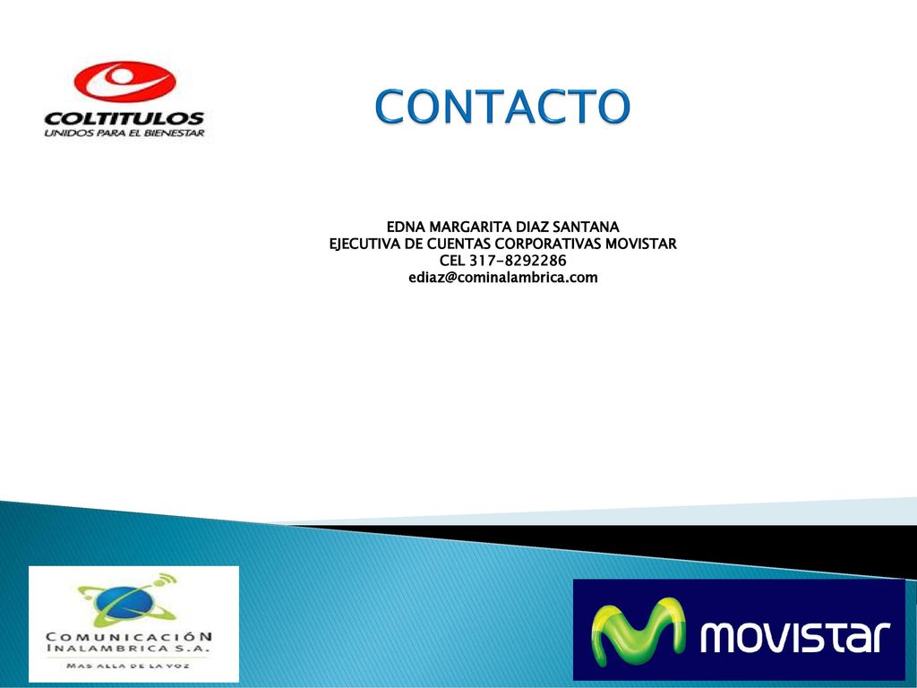 EDNA MARGARITA DIAZ SANTANA EJECUTIVA DE CUENTAS CORPORATIVAS MOVISTAR