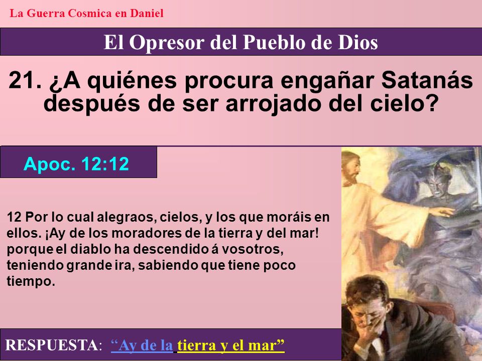 La Guerra Cosmica en Daniel El Opresor del Pueblo de Dios