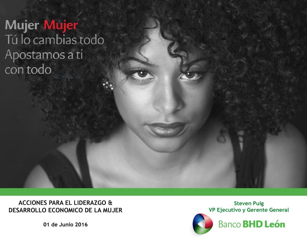 ACCIONES PARA EL LIDERAZGO & DESARROLLO ECONOMICO DE LA MUJER
