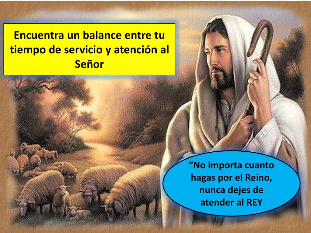 Encuentra un balance entre tu tiempo de servicio y atención al Señor