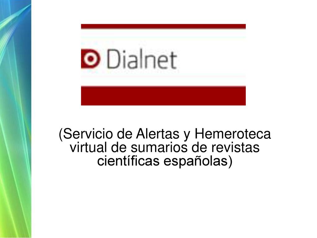 (Servicio de Alertas y Hemeroteca virtual de sumarios de revistas científicas españolas)
