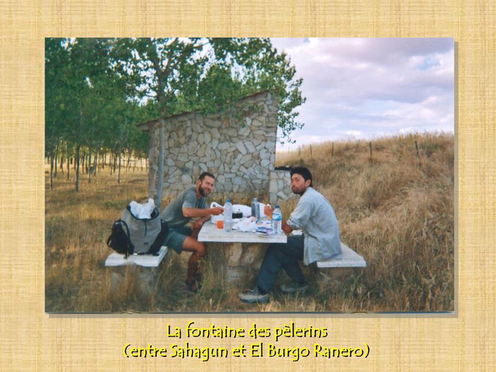 La fontaine des pèlerins (entre Sahagun et El Burgo Ranero)