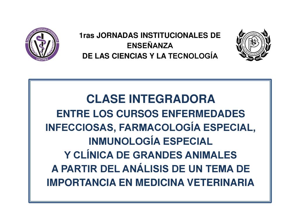 1ras JORNADAS INSTITUCIONALES DE ENSEÑANZA DE LAS CIENCIAS Y LA TECNOLOGÍA