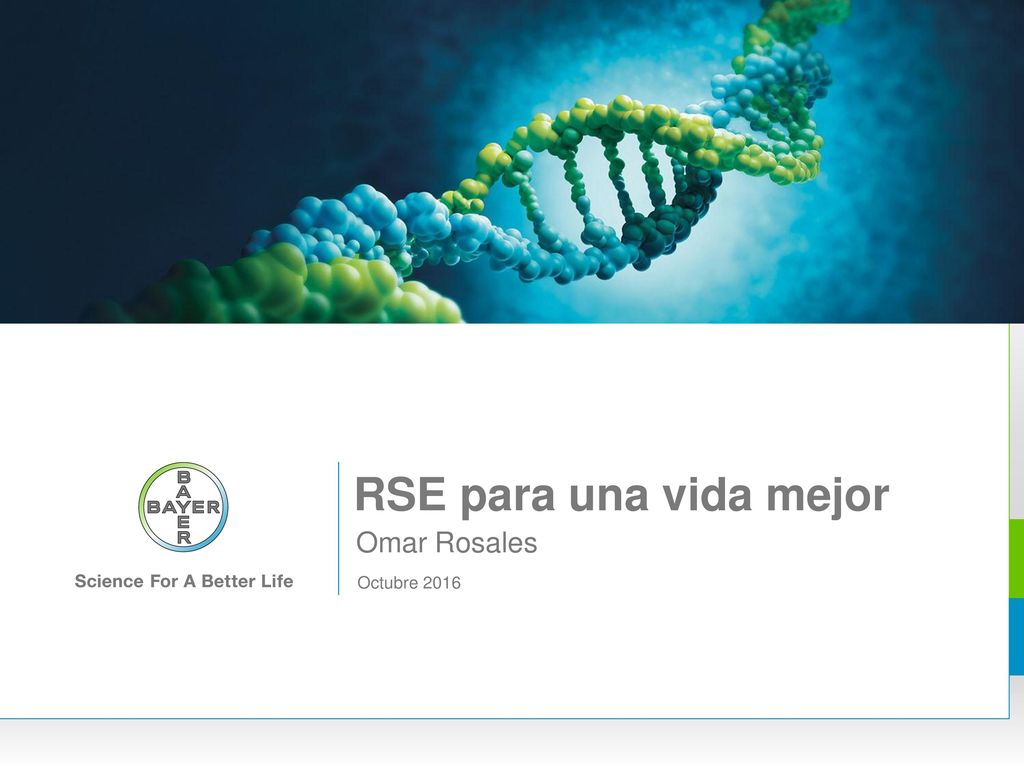 RSE para una vida mejor Omar Rosales Gracias a Dios
