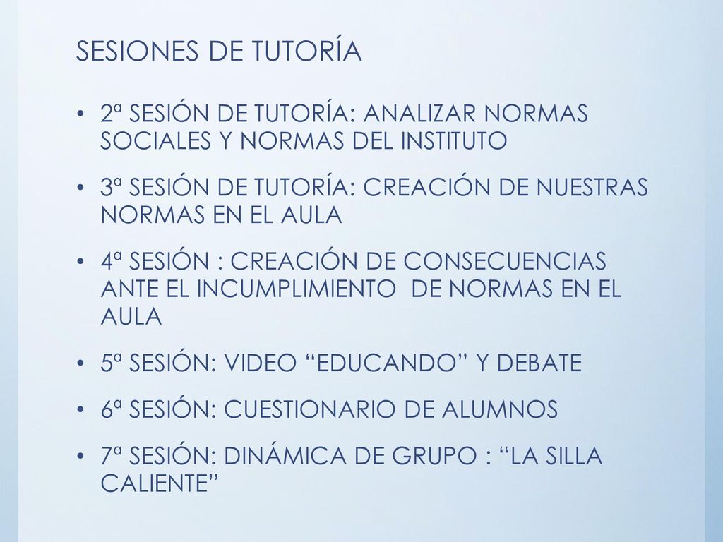 SESIONES DE TUTORÍA 2ª SESIÓN DE TUTORÍA: ANALIZAR NORMAS SOCIALES Y NORMAS DEL INSTITUTO.
