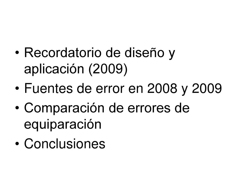 Recordatorio de diseño y aplicación (2009)