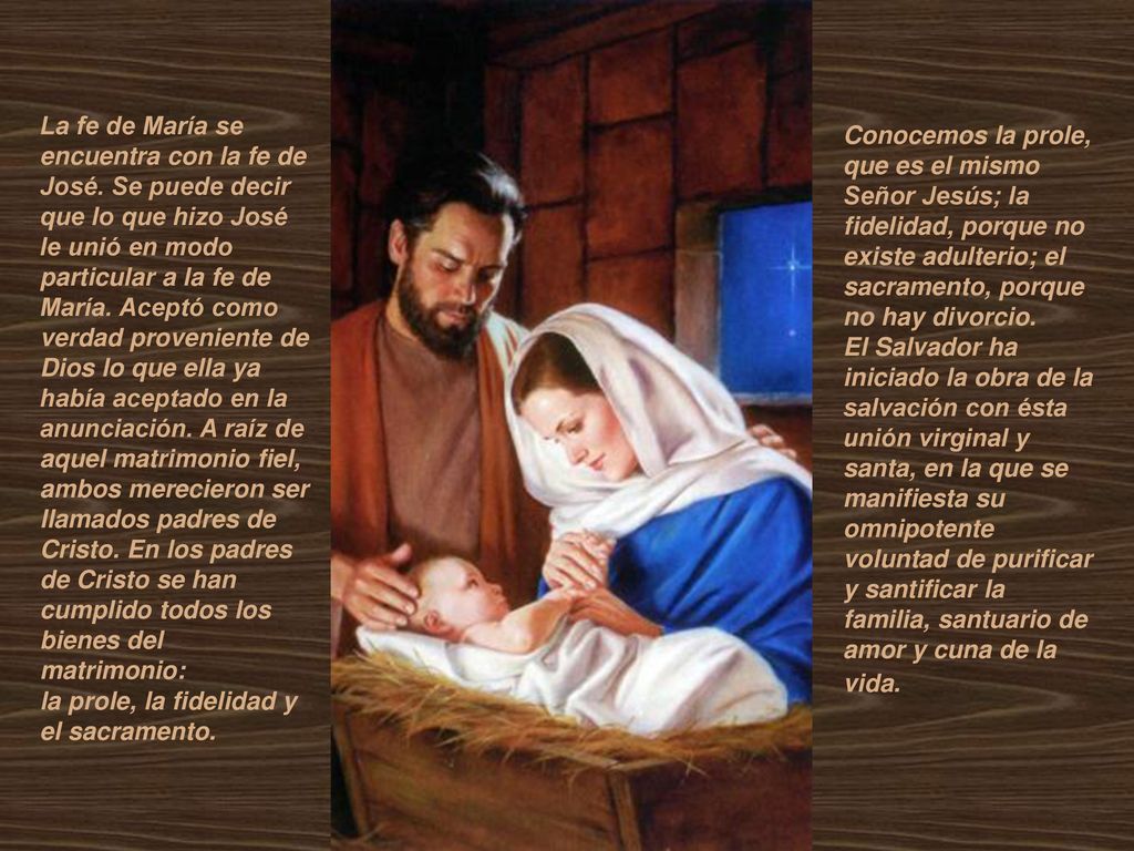 La fe de María se encuentra con la fe de José