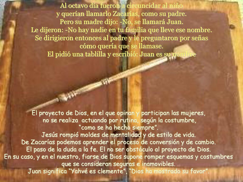 El paso de la duda a la fe. El no ser obstáculo al proyecto de Dios.