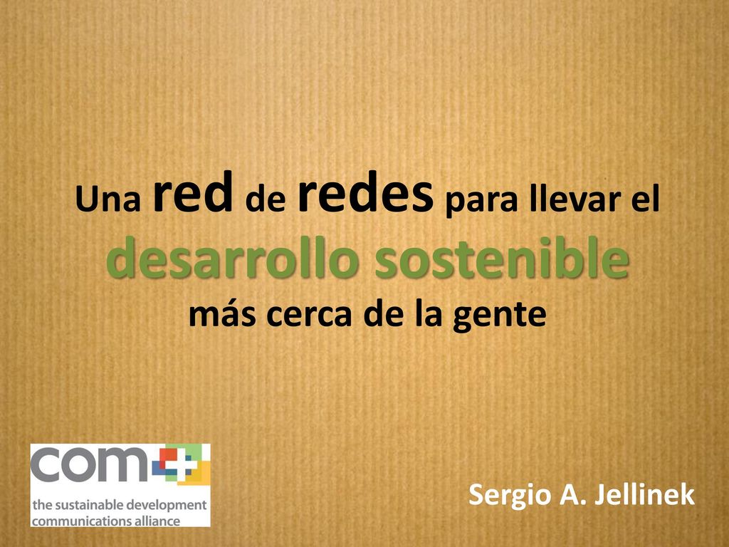Una red de redes para llevar el desarrollo sostenible más cerca de la gente