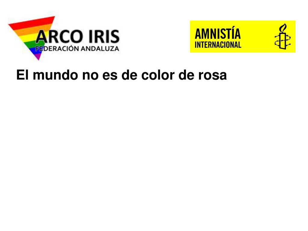 El mundo no es de color de rosa