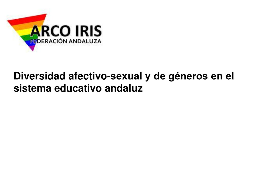 Diversidad afectivo-sexual y de géneros en el sistema educativo andaluz