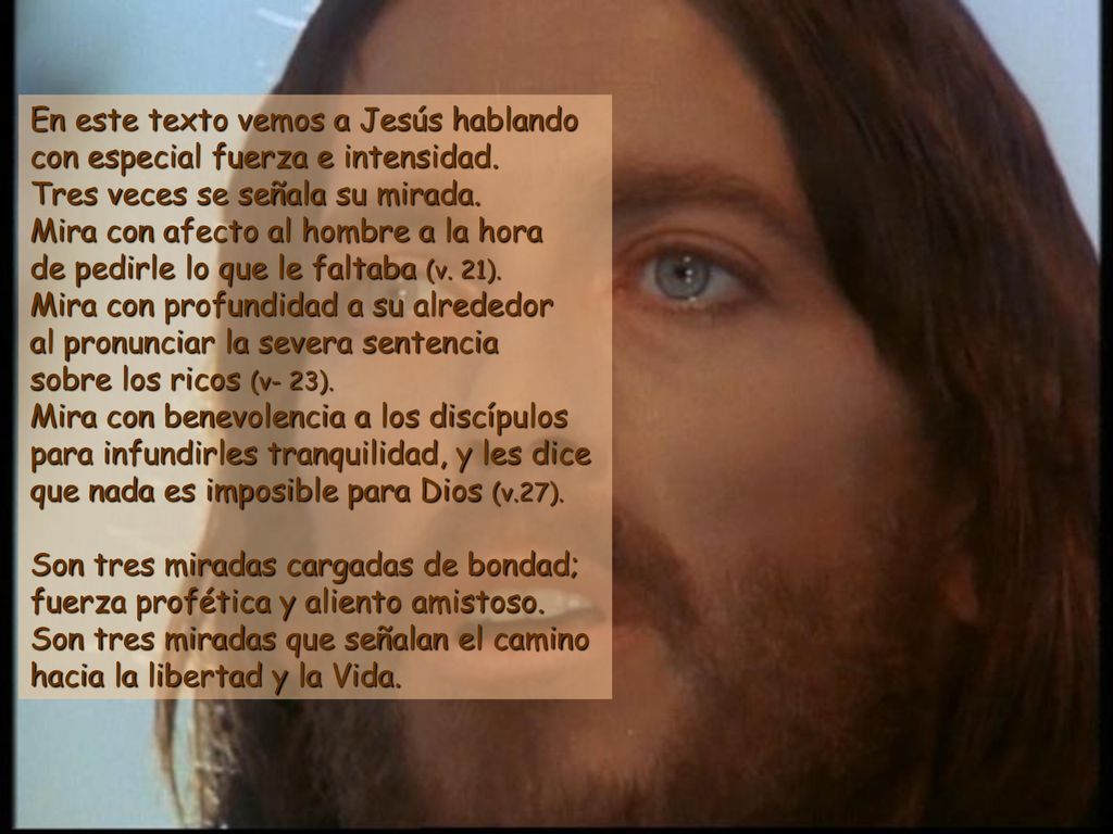 En este texto vemos a Jesús hablando con especial fuerza e intensidad.