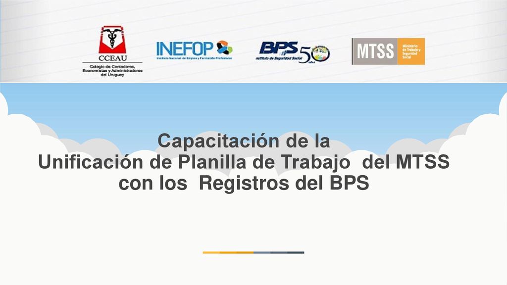 Unificación de Planilla de Trabajo del MTSS con los Registros del BPS