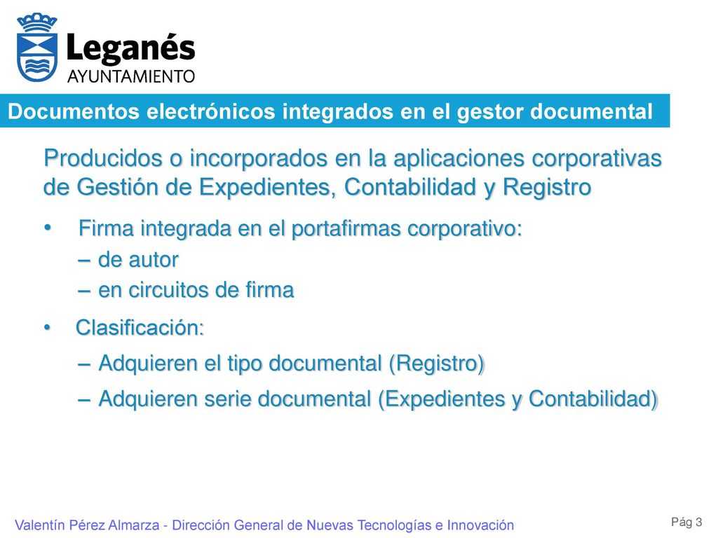Firma integrada en el portafirmas corporativo:
