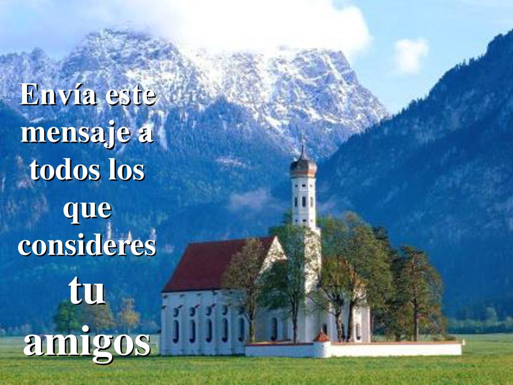 Envía este mensaje a todos los que consideres tu amigos