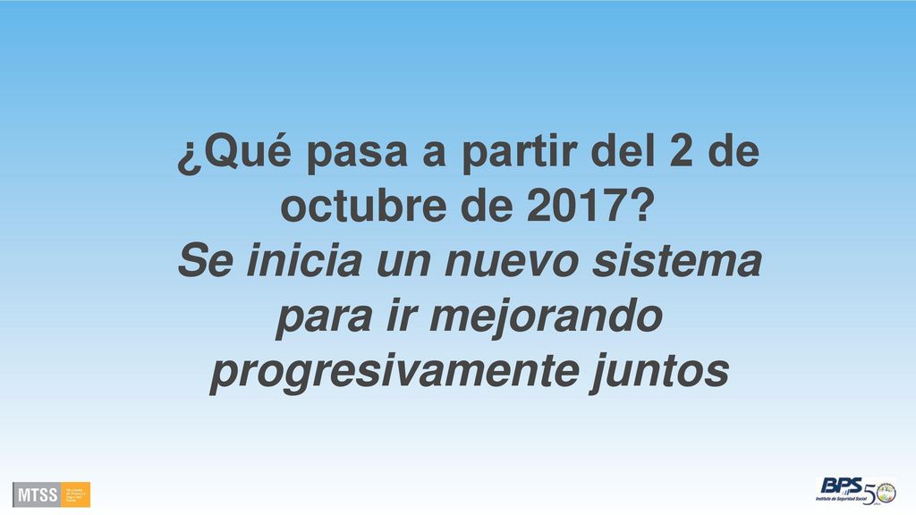 ¿Qué pasa a partir del 2 de octubre de 2017