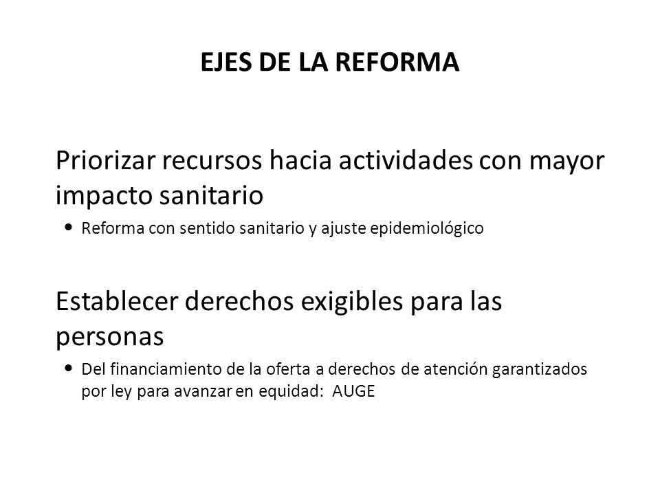 Priorizar recursos hacia actividades con mayor impacto sanitario