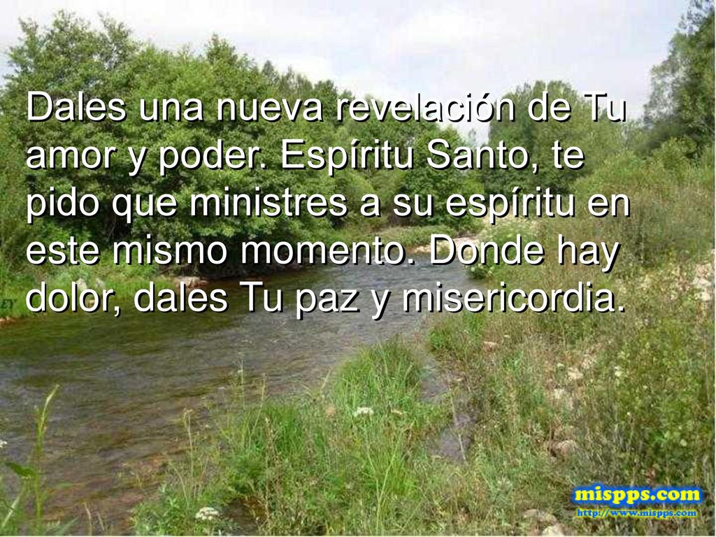 Dales una nueva revelación de Tu amor y poder