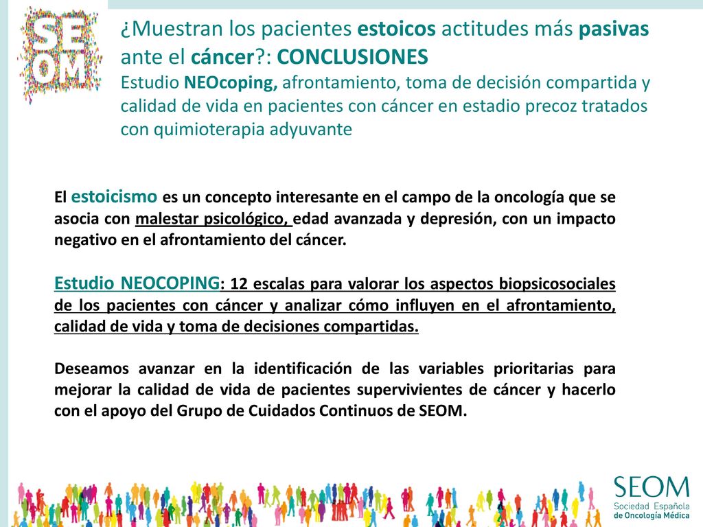 ¿Muestran los pacientes estoicos actitudes más pasivas ante el cáncer